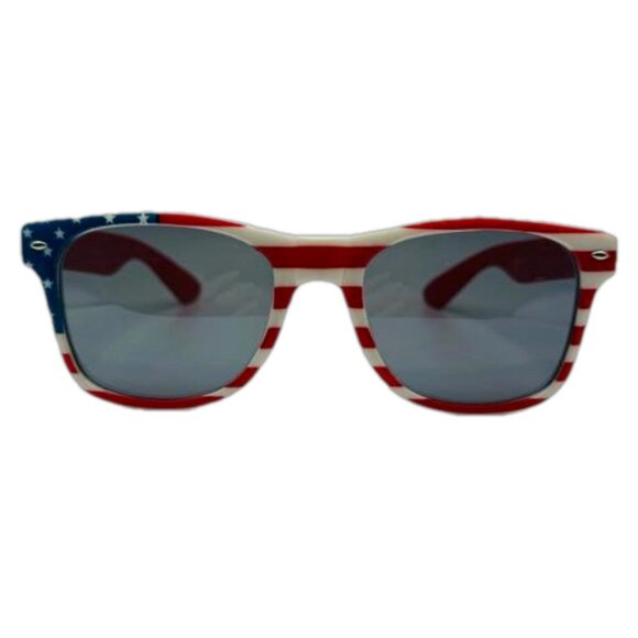 9075 | Red USA Themed California Classic Sunglasses - Picture 1 of 5